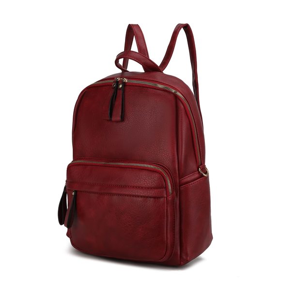 Backpack Purse, Vegan Leather Fashion Travel Pocketbook Bag, Top Handle T_T - Picture 1 of 7